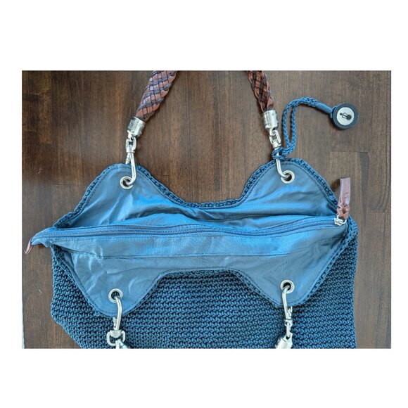 The Sak Blue and Brown Shoulder Bag - Picture 13 of 16